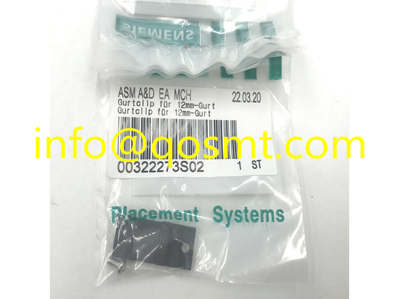 Siemens Feeder Parts 00322273S02 Belt Clip for 12mm Belt for Siemens Pick and Place Machine